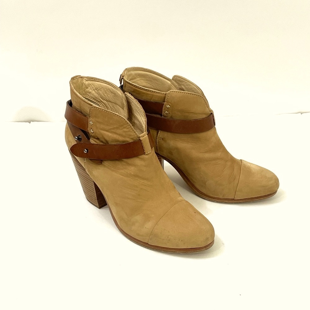 Rag & Bone ~Women's Harrow Camel Block Heel Suede… - image 2